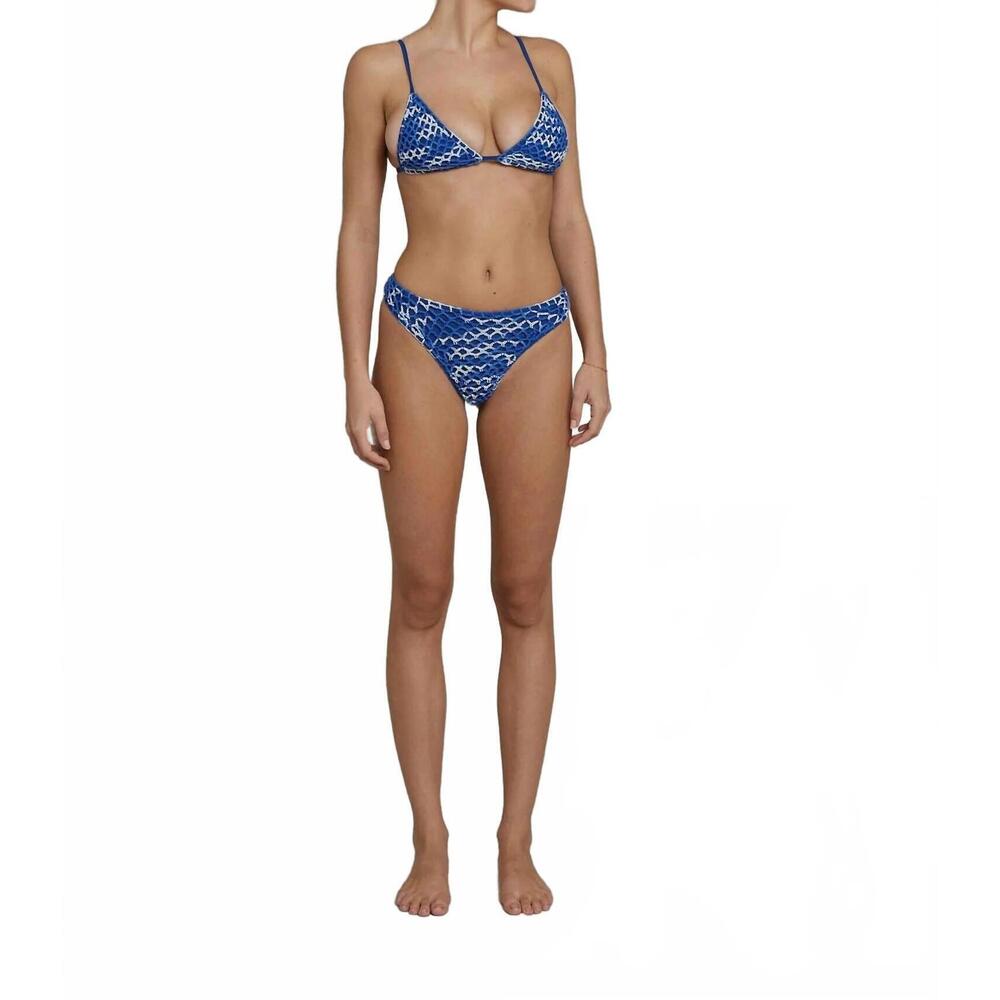 NEW ACACIA baja crochet bikini top in oxford
